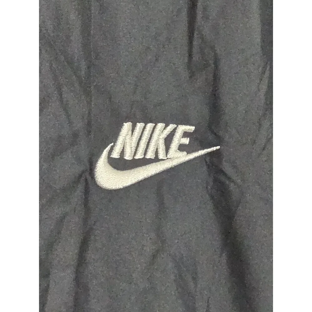 Nike Club Coaches Jacket | Men's Size XL | Black Sportswear Snap Front